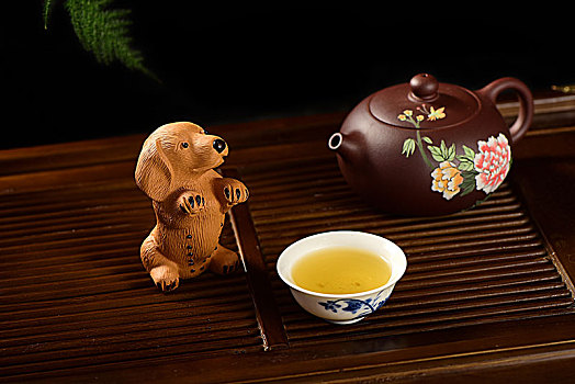 紫砂茶壶茶杯茶具方壶茶文化茶艺茶宠小狗犬