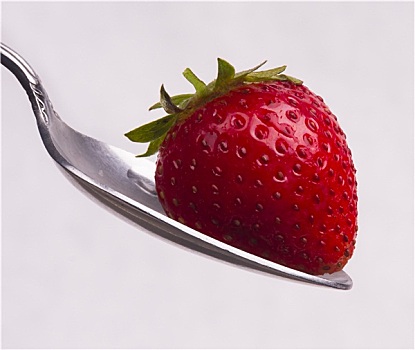 甜,红色,食物,水果,生食,草莓,勺子,农产品,成分