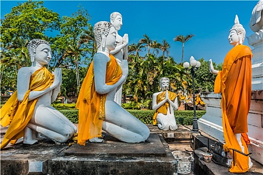 佛像,寺院,大城府,曼谷,泰国