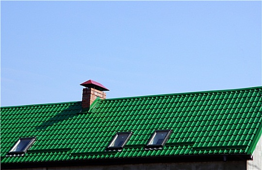 烟囱,屋顶