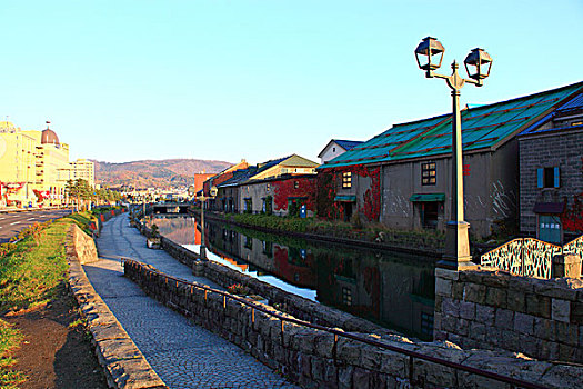 小樽运河,早晨