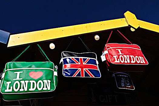 英格兰,伦敦,卡姆登,手提袋,喜爱,英国国旗,出售,店