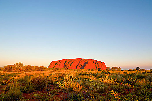 乌卢鲁巨石,艾尔斯岩,北部地区,澳大利亚,大洋洲