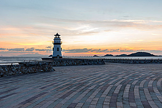 灯塔,海景