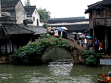 江苏乌镇石拱桥
