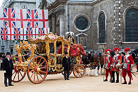 金色,穿,传统,制服,展示,城市,伦敦,英格兰,英国,欧洲