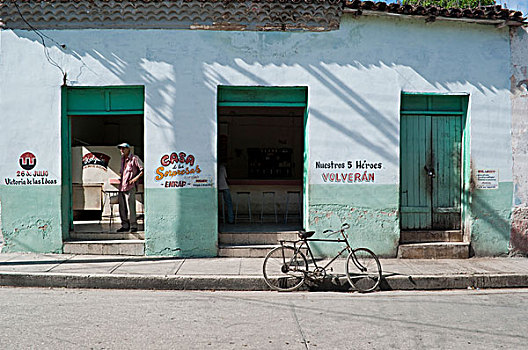 街景,奥尔金省,古巴