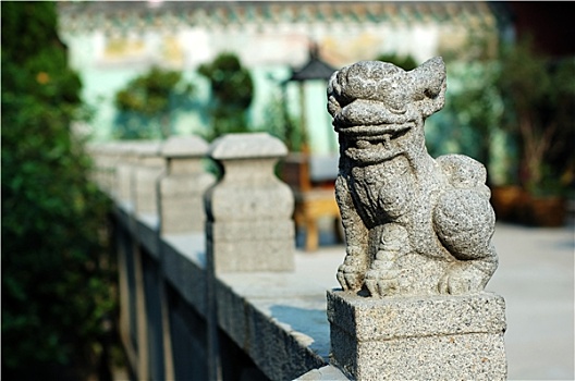 石狮,中国寺庙