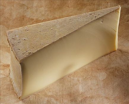 波弗特,法国,硬乳酪,褐色背景