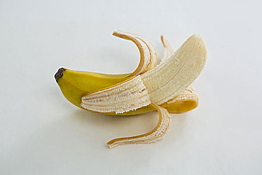 特写,香蕉,白色背景,背景