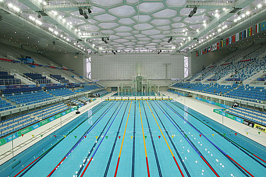 北京奥运场馆－－水立方内景