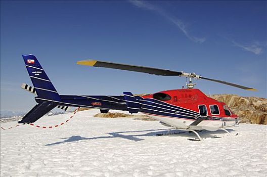 直升飞机,飞行,冰河,东方,格陵兰