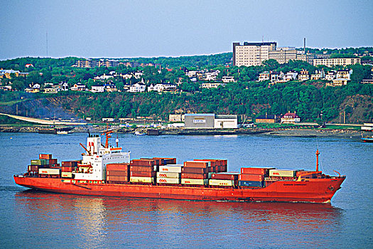 货船,上半身,老城,魁北克城,魁北克,加拿大