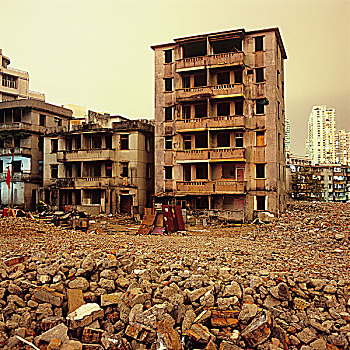 建筑,碎石,现代,高层建筑,背景,深圳,中国
