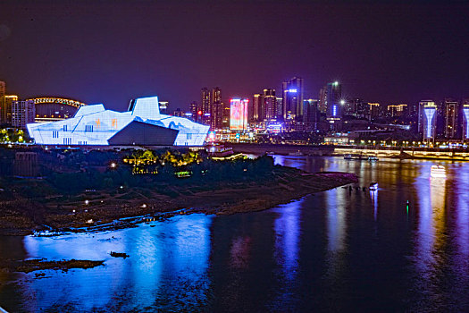 重庆朝天门夜景