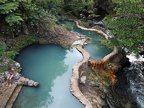 户外泳池,热,地热水,国家公园,省,哥斯达黎加,中美洲