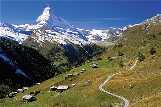 高山牧场,马塔角,阿尔卑斯山,瑞士