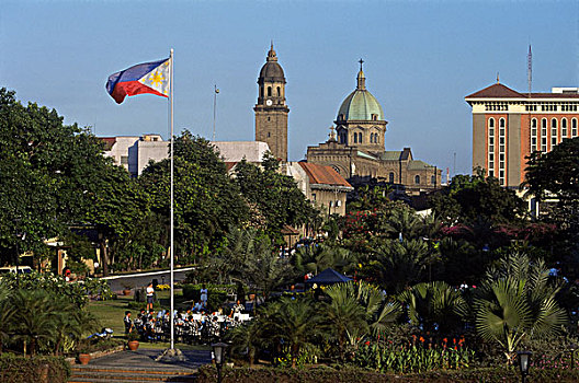 堡垒,圣地亚哥,马尼拉,大教堂,菲律宾