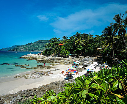 海边风景,海滩,普吉岛,省,泰国,亚洲