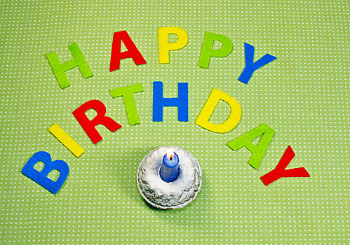 小,生日蛋糕,文字,生日快乐