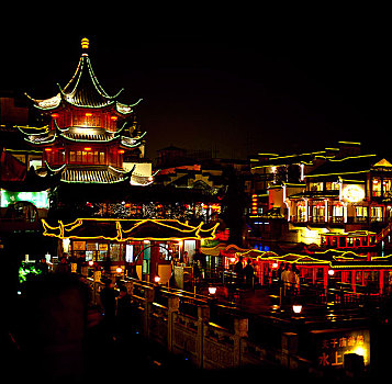 江苏南京秦淮河夜景