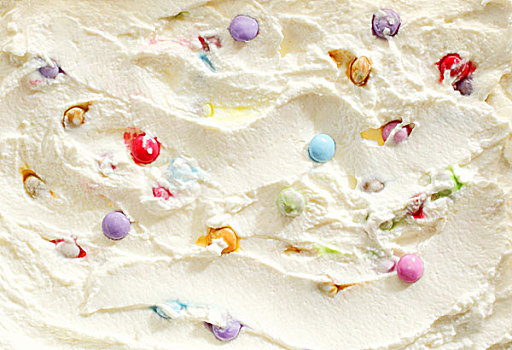 乳脂,冰淇淋,彩色,糖果,珍珠