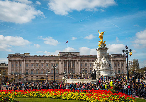 白金汉宫,维多利亚,纪念,威斯敏斯特,伦敦,英格兰,英国,欧洲