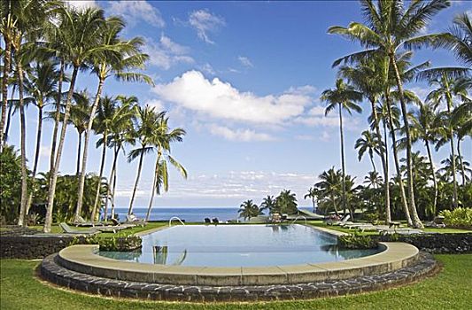 夏威夷,毛伊岛,海岸,游泳池,海洋,牧场,屋舍,酒店