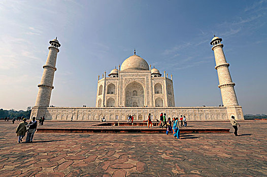 泰姬陵,世界遗产,阿格拉,北方邦,北印度,印度,南亚,亚洲