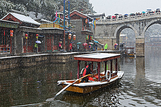 颐和园雪景