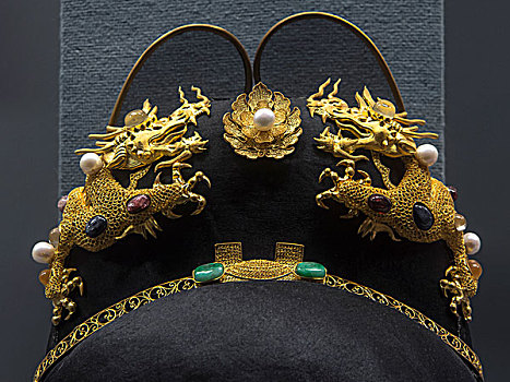 黑色,纱布,帽,博物馆,北京,中国