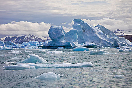 冰,迷宫,峡湾,地区,格陵兰东部,格陵兰,丹麦