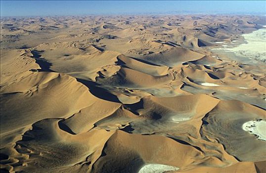 航拍,纳米布沙漠,靠近,索苏维来地区,纳米比亚