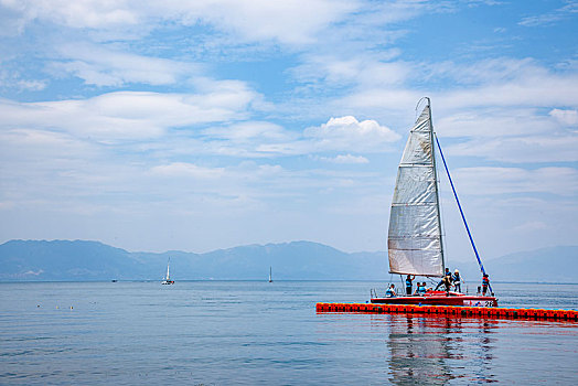 云南玉溪抚仙湖帆船基地