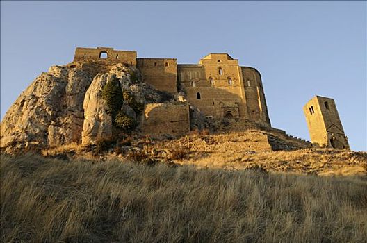城堡,胡斯卡省,西班牙,欧洲