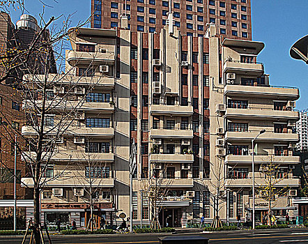 上海常德路,原名赫德路,195号常德公寓,原名爱丁顿公寓