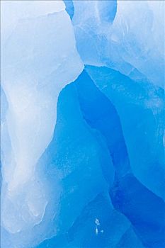 特写,漂浮,蓝色,冰山,侵蚀,融化,全球变暖,动作,早,坎伯兰湾,西部,南乔治亚,南大洋,南极辐合带