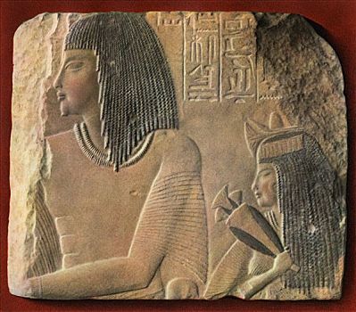 埃及人,石灰石,浮雕