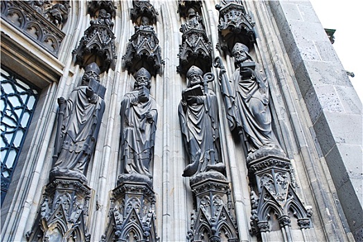雕塑,大门,科隆大教堂