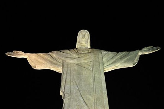 夜晚,里约热内卢,巴西,南美