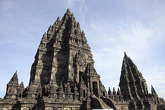 印度尼西亚,爪哇,普兰班南,印度教,庙宇