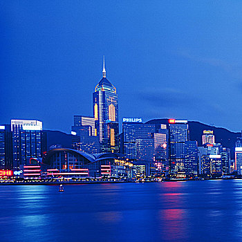 香港,会展,夜景