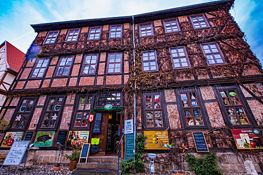 德国奎德林堡木结构建筑群中世纪文化遗产