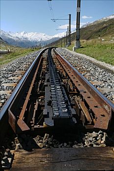 齿轨铁路,局部,损坏,瑞士