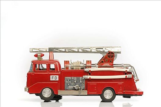 锡皮玩具,消防车,60多岁
