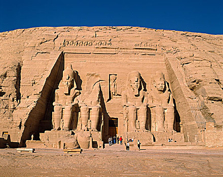 雕塑,拉美西斯,阿布辛贝尔神庙,埃及
