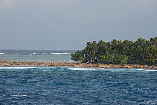 密克罗尼西亚联邦,岛屿,雅浦岛,太平洋,风景,小,礁石,大幅,尺寸