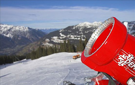 雪,滑雪胜地,蒙塔丰,奥地利