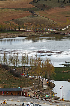 云南省,规模,最大的,藏传佛教,寺院,松赞林寺