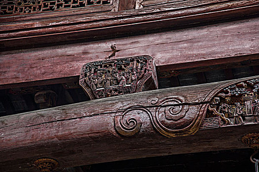 安徽黟县宏村民宅的木雕艺术